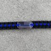 Thin Blue Line Bracelet