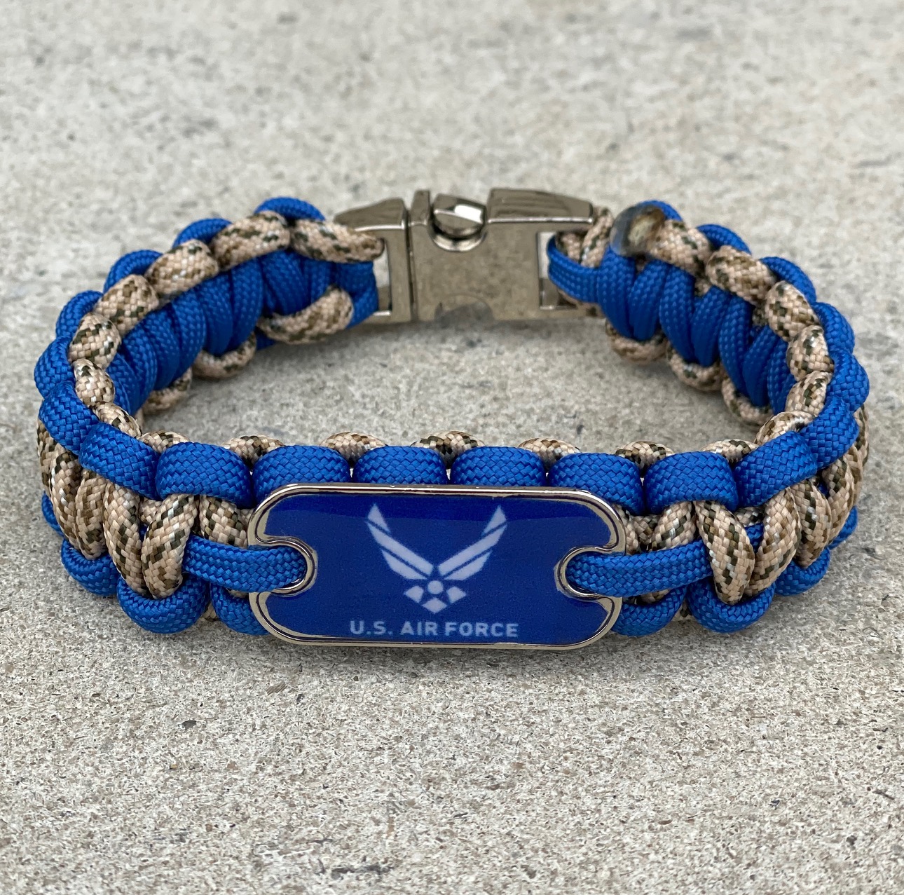 U.S Air Force Camo Bracelet USAF Jewelry Air Force Name Tape Military Bracelet U.S Air Force Gifts